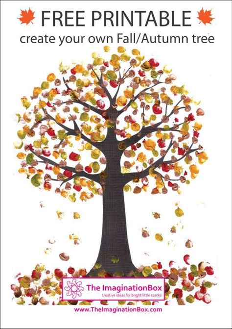 tree template fall crafts  kids craft projects  kids