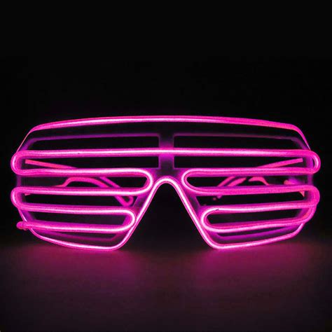 buy led el wire glasses light up louvered shutter