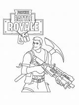 Fortnite Royale Battle Coloring Printable sketch template