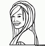 Coloring Pages Ashley Tisdale Disney Channel Characters Drawing Actress Color Famous Thecolor Debby Ryan Step Character Sheets Draw Added Related sketch template