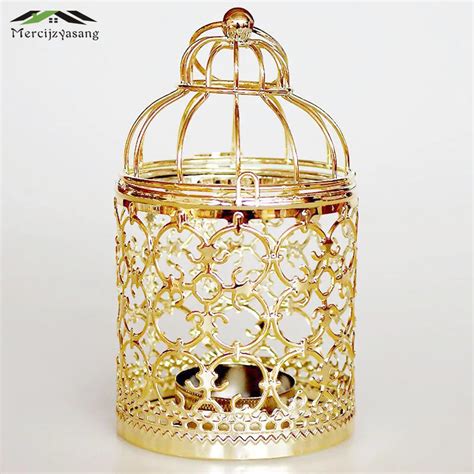 metal bird cage candle holders wedding candlestick cages moroccan lamp