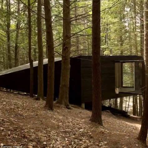 inside isolated retreat immortalized by hit instagram site cabin porn daily mail online