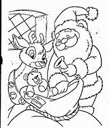 Coloring Christmas Kids Pages Children Claus Santa sketch template