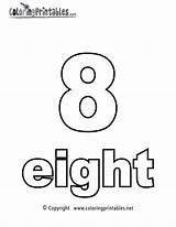 Number Coloring Eight Pages Printable Math Coloringprintables Numbers Quotes Colouring Kids Words Preschool Kindergarten Sheet Sheets Quotesgram Abc Worksheets Printables sketch template