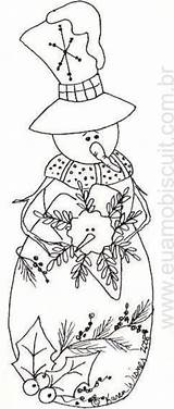 Christmas Embroidery Coloring Patterns Snowman Pages Paper Primitive Craft Cards Designs Drawings Stitchery Snow Parchment Drawing Printable Template Ak0 Cache sketch template