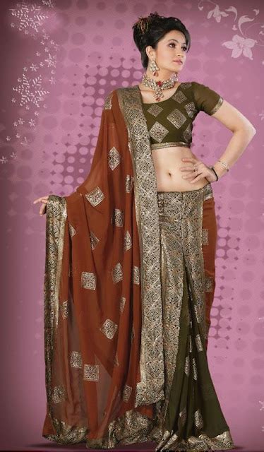 fashioning  style  printed sari