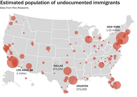 where america s undocumented immigrant population lives the