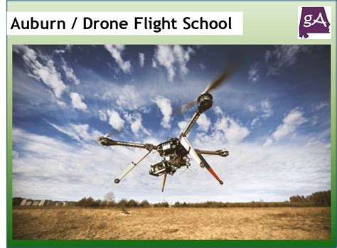 auburn launches  faa approved flight school  drones geek alabama