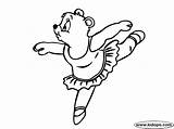 Bear Dancing Coloring Teddy Pages Bears Ballet Quilt Dance Choose Board sketch template
