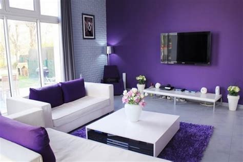 simple ideas  purple room design interior inspiration