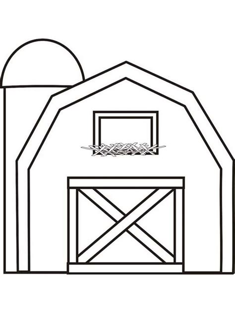 supreme  printable barn coloring pages preschool learning numbers