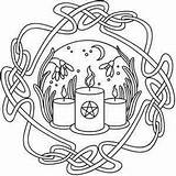 Coloring Pagan Imbolc Pages Wiccan Wheel Year Urbanthreads Embroidery Designs Book Colouring Patterns Stencil Crafts Shadows Paper Urban Threads Awesome sketch template