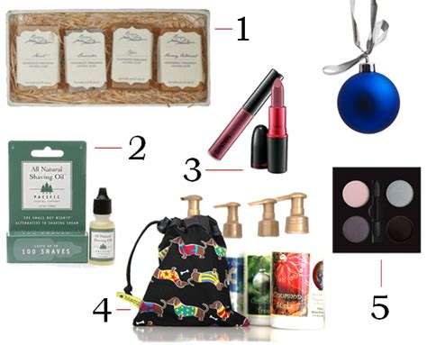 give gifts  give   beauty products  add   list