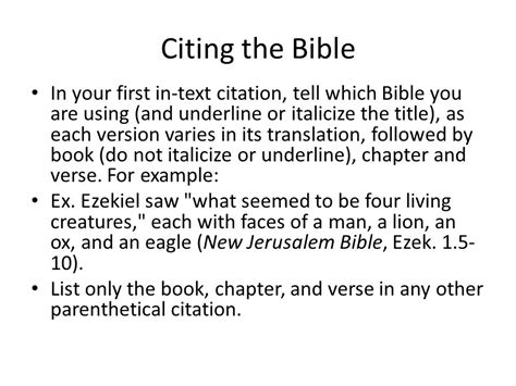 mla bible verse citation telecharger