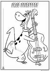 Coloring Pages Fred Flintstone Flinstone Cartoon Printable Dino Choose Board Disney sketch template