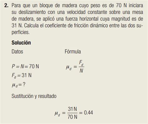 Coeficiente De Friccion Formula Chefli