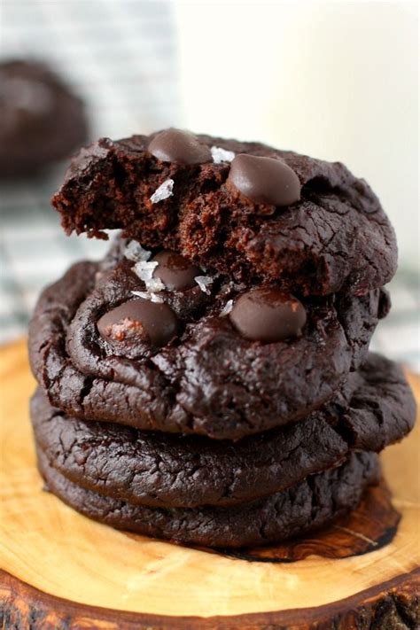 delicious fudgy chocolate cookies are grain free vegan and have a
