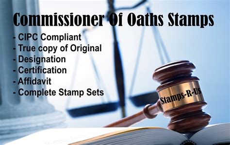 commissioner  oaths stamps