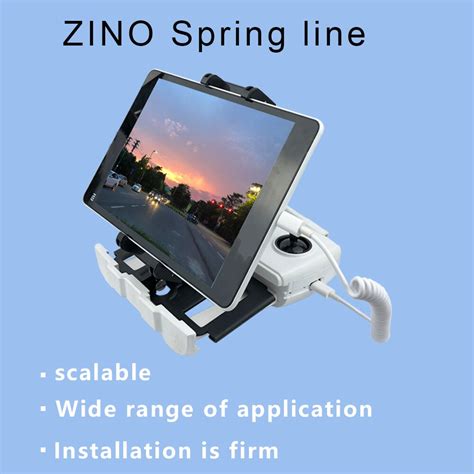 hubsan zino ha remote control accessories tablet holder retractable spring data cable adapter