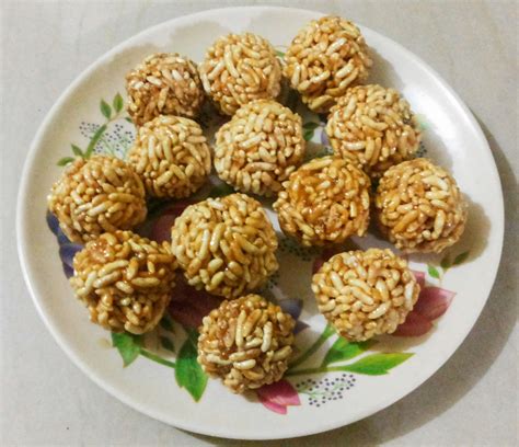 crunchy kurmura ladoo indian sweets recipe cookery atlas