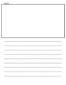 blank writing template  sarah van tpt