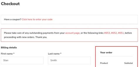 prevent  checkout process   customer  pending payments cssigniter