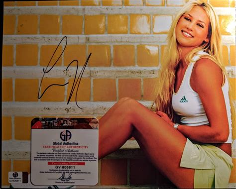 anna kournikova sexy tennis star autographed 8x10 color photo etsy uk
