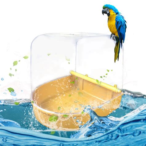 parrot bath tub bird cage accessories bathing supplies shopee singapore