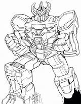 Rangers Megazord Force Desenho Miniforce Toy Colouring Getdrawings Morphin Megaforce シフィック リム sketch template