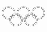 Olympische sketch template