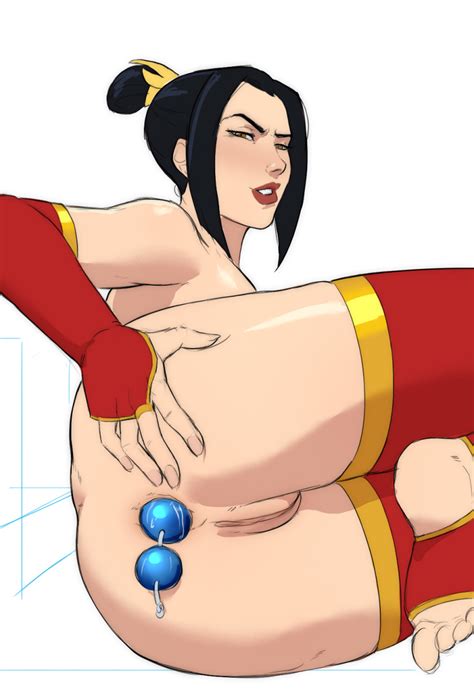 rule 34 anal anal beads anal insertion ass avatar the last airbender azula black hair blush