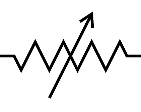 fixed resistor symbol clipart