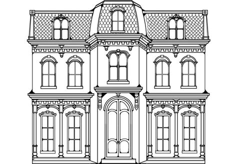 big house coloring page  printable coloring pages  kids