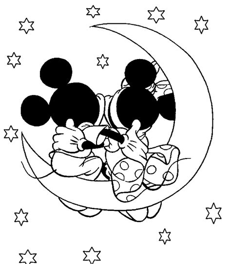 mickey  minnie valentine coloring pages