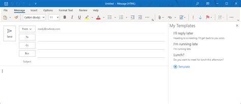 How To Create Email Templates In Outlook Maria To Supeingo