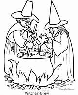 Coloring Pages Halloween Witches Witch Printing Help Print Color sketch template
