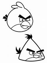 Angry Birds Pages Coloring Kids sketch template