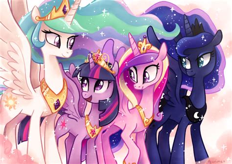alicorn princesses   pony friendship  magic