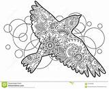 Uccello Disegnato Scarabocchio Animale sketch template