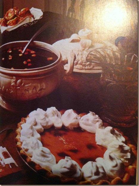 vincent prices pumpkin pie  vintage thanksgiving recipe  run mid century menu recipe