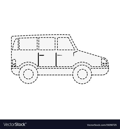car vehicle symbol royalty  vector image vectorstock