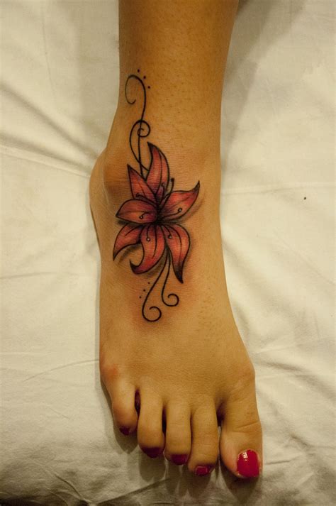 flower foot tattoo tattoo designs foot hibiscus tattoo tattoos  daughters