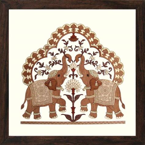 2 Elephant Trunk Up Indian Art Storyltd