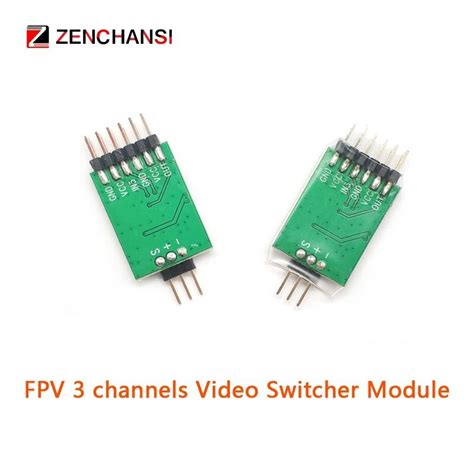 fpv  channel video switcher module   video switch unit fpv camer