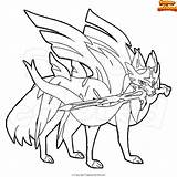 Pokemon Zacian Espada Supercolored Pokémon Suprema Lopunny Propiedad Reinterpretación sketch template