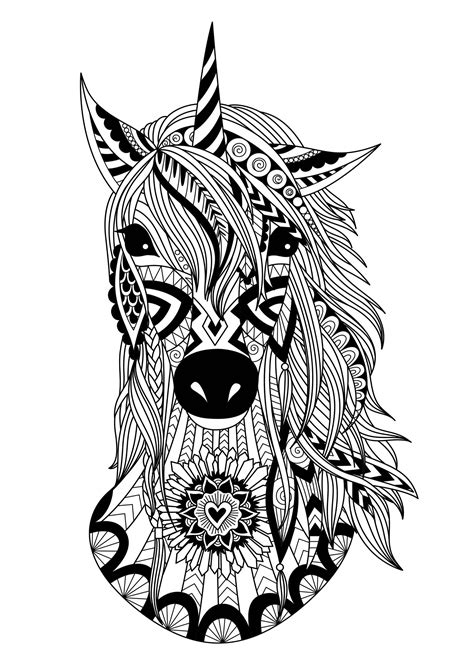 unicorn panda coloring page cute animals unicorns coloring pages