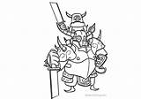 Clash Royale Coloring Pages Kids Printable sketch template