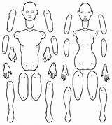 Paper Puppets Jointed Articulada Boneca Hampelmann Requested Stopmotion Acesso Tac sketch template