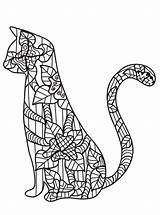 Katten Volwassenen Kleurplaat Katzen Erwachsene Adults Kleurplaten Malvorlage Leuk Dinosaurus Ausmalbild sketch template