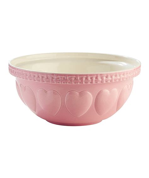 pink heart  qt mixing bowl  zulily today kitchenware